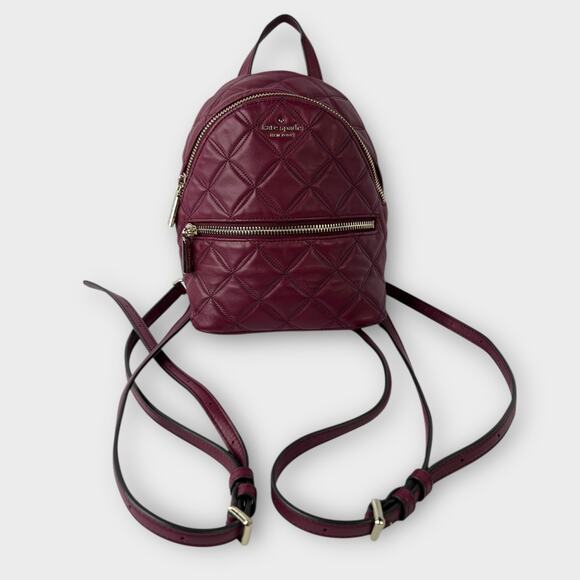 Kate Spade New York Natalia Mini Convertible Backpack in Cherrywood main image 5